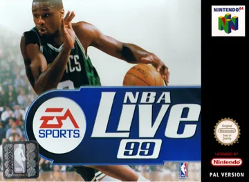 NBA Live 99 (Europe) (En,Fr,De,Es,It) box cover front